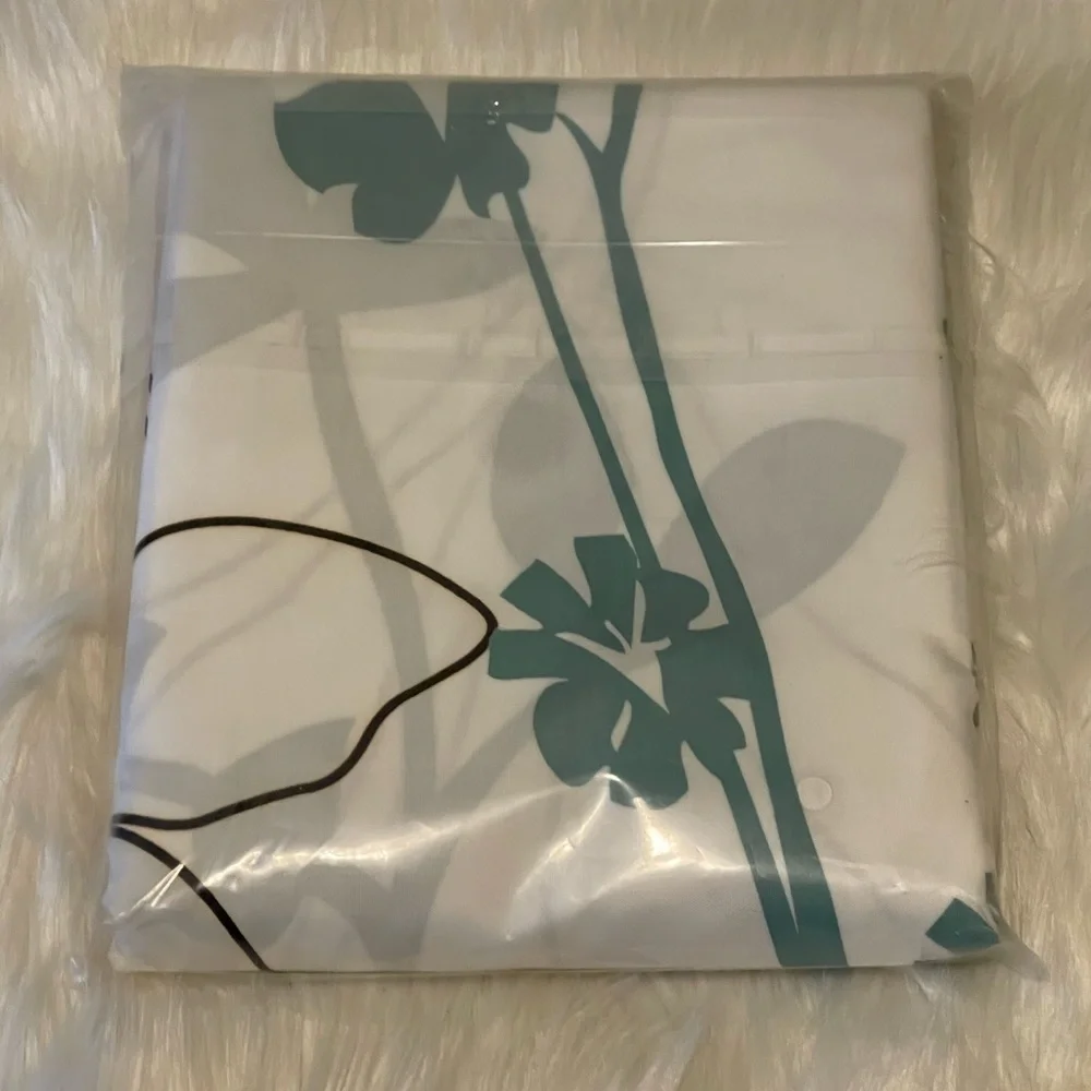 NEW - Dandelion Floral Print Waterproof Shower Curtain